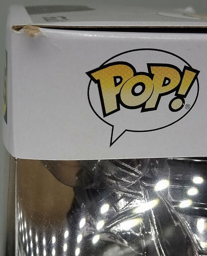 335 Knight of Ren (Heavy Blade- Hematite) Chrome Star Wars Box Damaged Funko POP