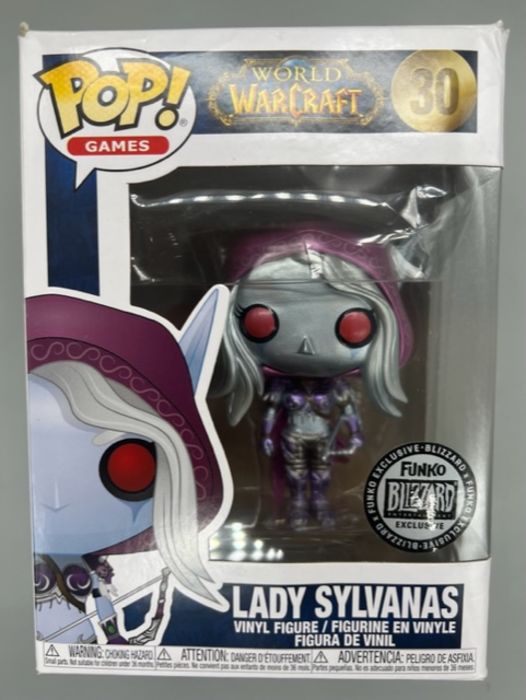 30 Lady Sylvanas - Metallic - World of Warcraft Box Damaged Funko POP