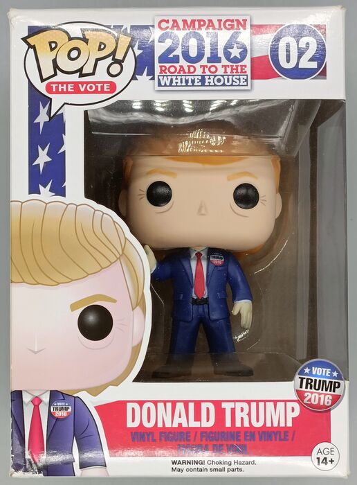 02 Donald Trump - The Vote 2016 Road To The White House Box Damaged Funko POP Funko