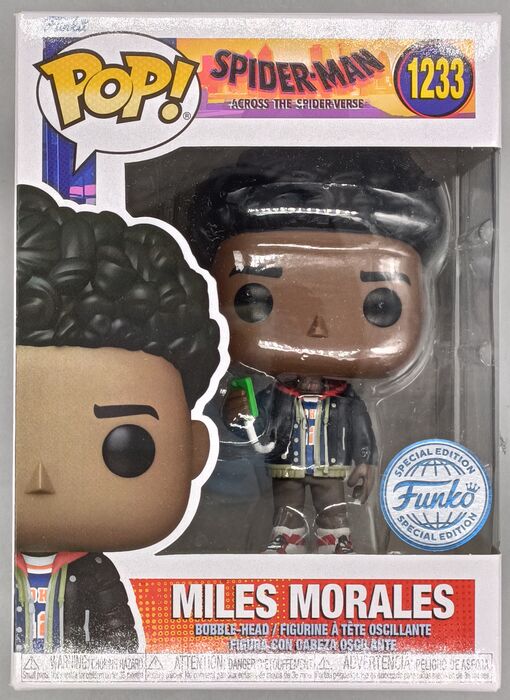 1233 Miles Morales Marvel Spider-Man Across The Spider-Verse Funko POP Funko