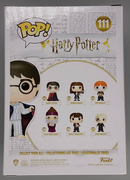 111 Harry Potter (in Invisibility Cloak) - Harry Potter Funko POP