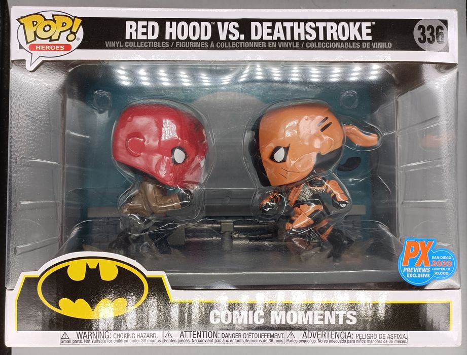 336 Red Hood vs. Deathstroke 30-000 Ltd - Box Damaged Funko POP Funko