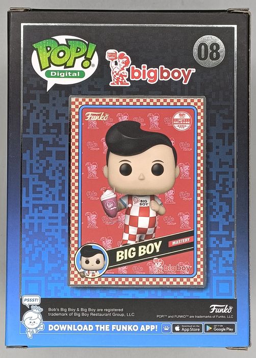 08 Big Boy (with Shake) Digital - 2-250pc LE Funko POP