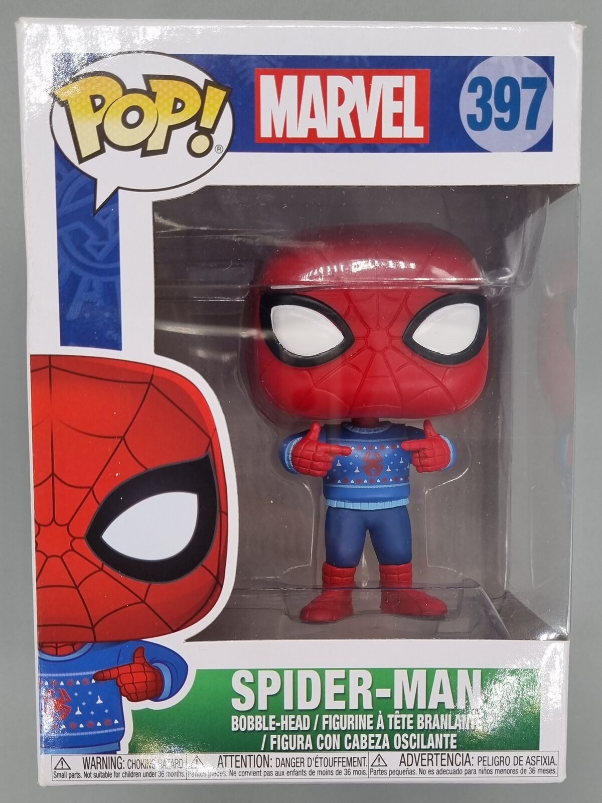 397 Spider-Man (Ugly Christmas  Sweater) - Marvel Holidays Funko POP