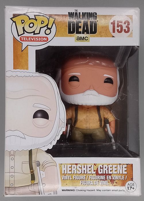 153 Hershel Greene - The Walking Dead - Funko POP - Box Damaged - FanofThings.co.uk