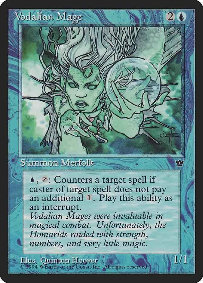 30c - Vodalian Mage - Fallen Empires - Normal - Magic: The Gathering Card