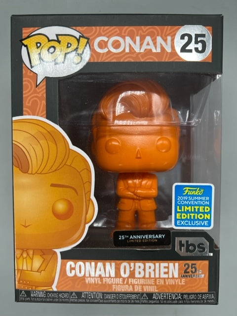 25 Conan O'Brien (Orange) - Conan - 2019 Con - Box Damaged Funko POP