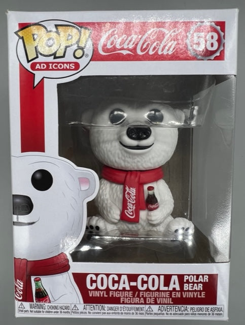 58 Coca-Cola (Polar Bear) - Ad Icons - Box Damaged Funko POP