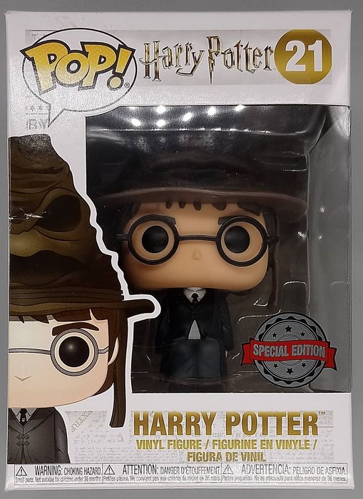 21 Harry Potter (Sorting Hat) - Harry Potter - Box Damaged Funko POP