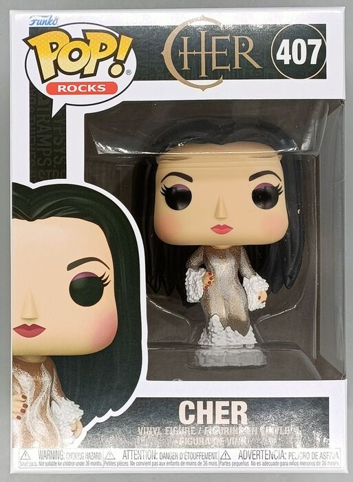 407 Cher (Met Gala 1974) - Rocks Funko POP - Brand New