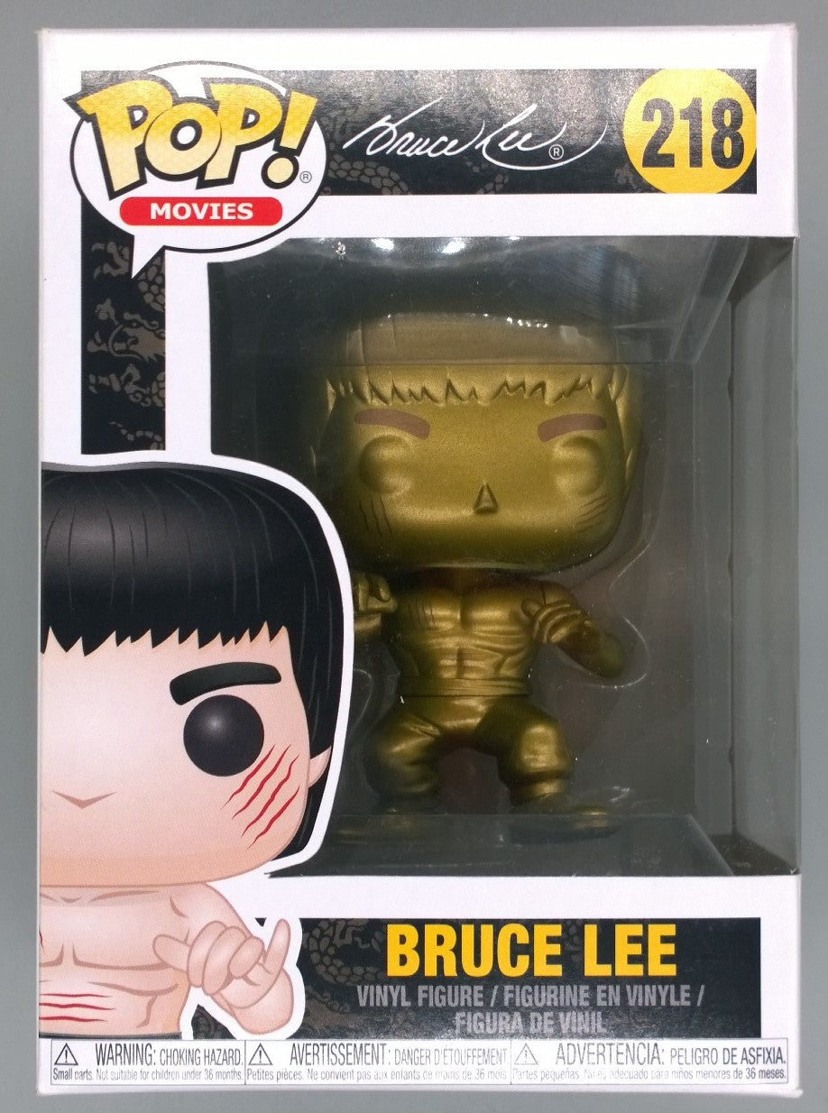 218 Bruce Lee (Enter the Dragon- Gold) Funko POP Funko
