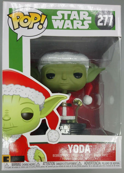 277 Yoda (Santa) - Star Wars - Holiday - Box Damaged Funko POP