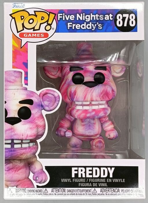 878 Freddy (Tie-Dye) - Five Nights at Freddy's - Box Damaged Funko POP