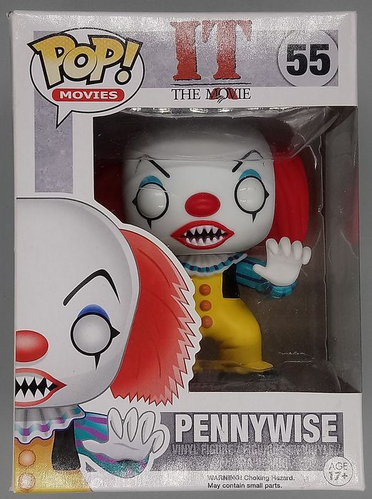 55 Pennywise - Horror - IT The Movie - Box Damaged Funko POP