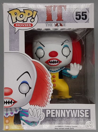 55 Pennywise - Horror - IT The Movie - Box Damaged Funko POP