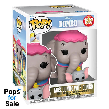 1537 Mrs. Jumbo with Dumbo - 6 Inch - Disney Dumbo Funko POP - Brand New