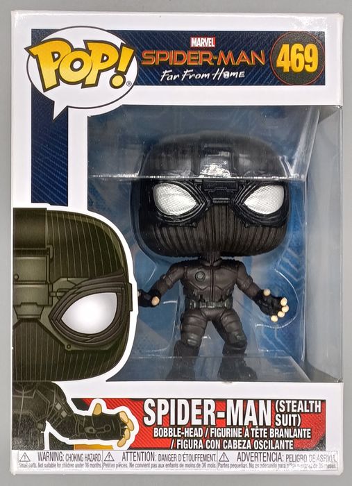469 Spider-Man (Stealth Suit) - Spider Far from Home Box Damaged Funko POP