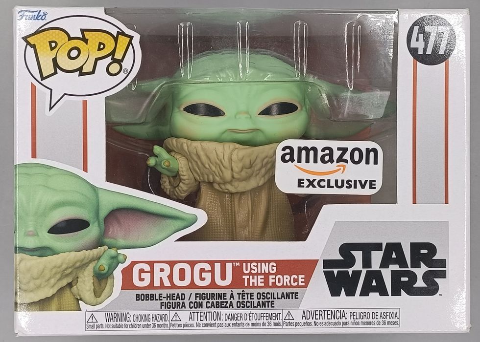 477 Grogu (Using the Force) Star Wars - Funko POP - Box Damaged