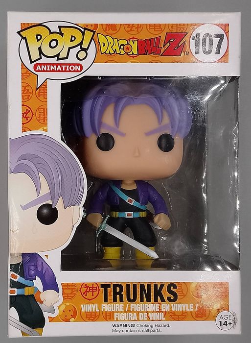107 Trunks - Dragon Ball Z - Box Damaged Funko POP Funko