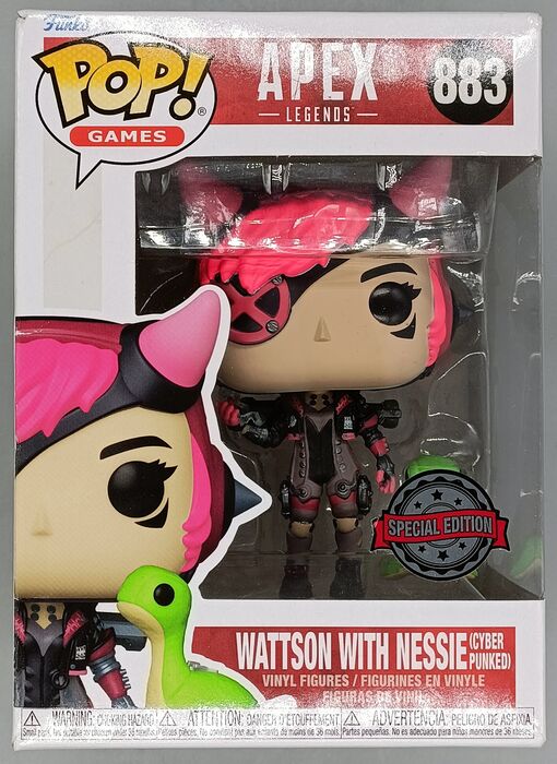 883 Wattson with Nessie (Cyber Punked) Apex Legends Box Damaged Funko POP Funko