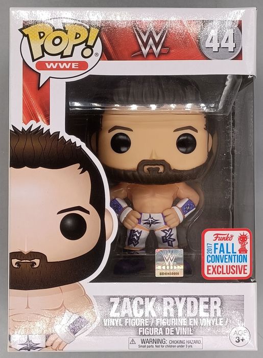 44 Zack Ryder (Purple) - WWE - 2017 Con - Box Damaged Funko POP Funko