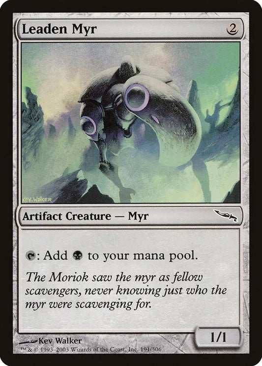 191 - Leaden Myr - Mirrodin - Normal - Magic: The Gathering Card