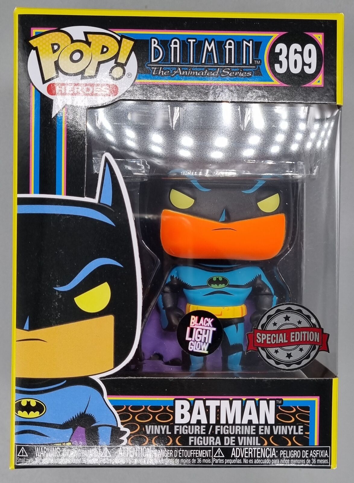 369 Batman (Blacklight) - DC Batman Animated Series Funko POP Funko