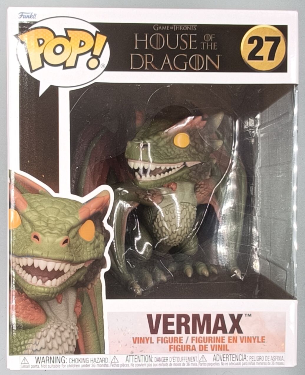27 Vermax - 6 Inch - House of the Dragon Funko POP - Brand New Funko