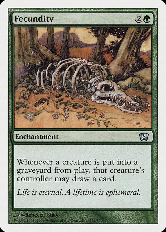 247 - Fecundity - Eighth Edition - Normal - Magic: The Gathering Card