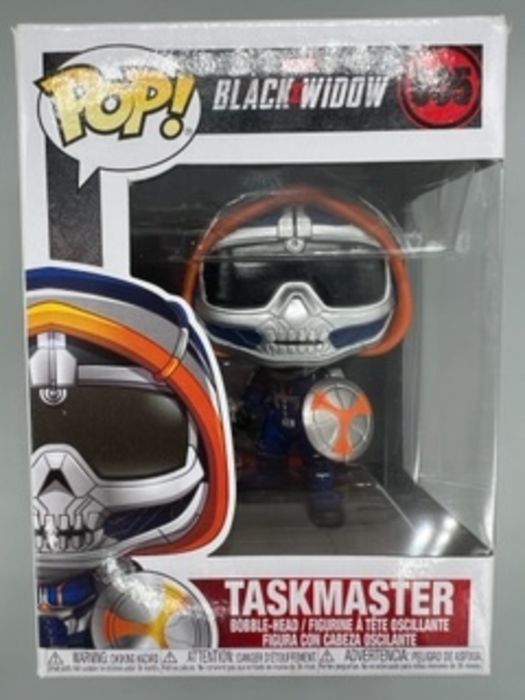 605 Taskmaster (w/ Sword and Shield) - Black Widow Box Damaged Funko POP
