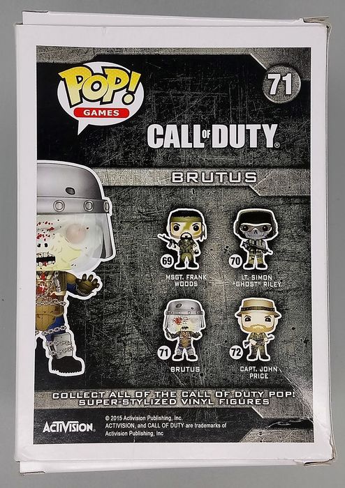 71 Brutus (Muddy) - Call of Duty - Box Damaged Funko POP
