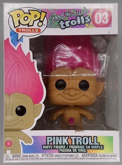 03 Pink Troll - Trolls - Box Damaged Funko POP Funko