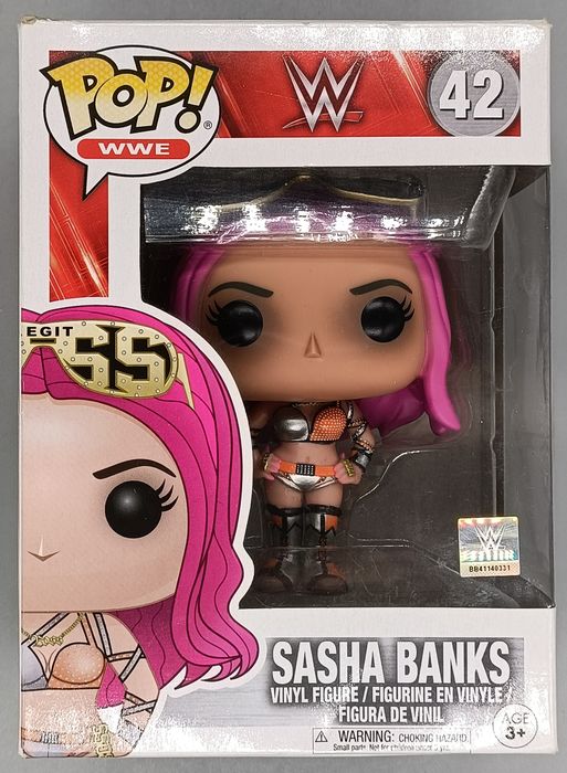 42 Sasha Banks - WWE - Funko POP - Box Damaged Funko