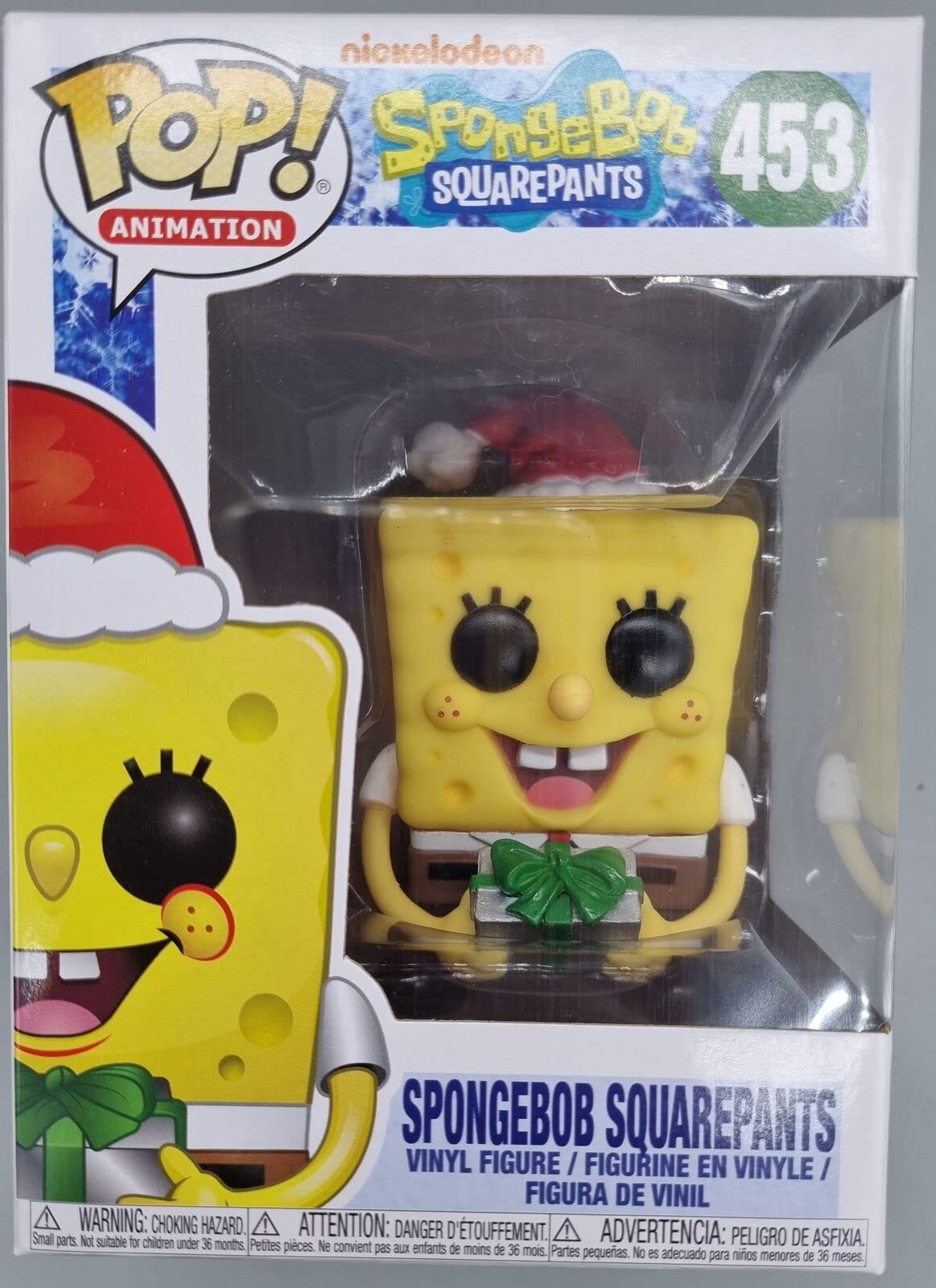 453 SpongeBob SquarePants (Holiday)  SpongeBob Squarepants Funko POP - Box Damaged