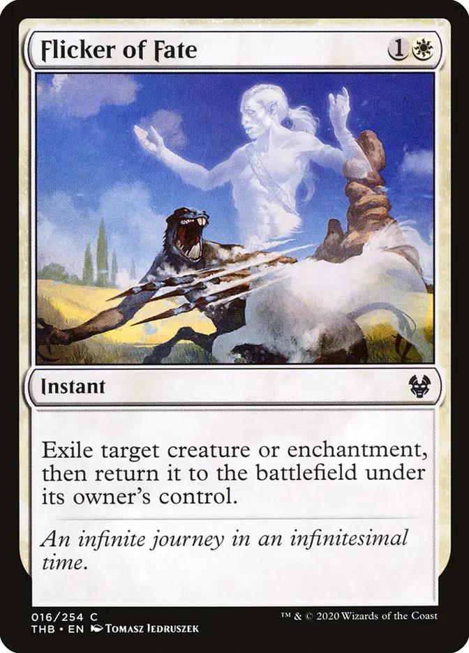 16 - Flicker of Fate - Theros Beyond Death - Foil - Magic: The Gathering Card