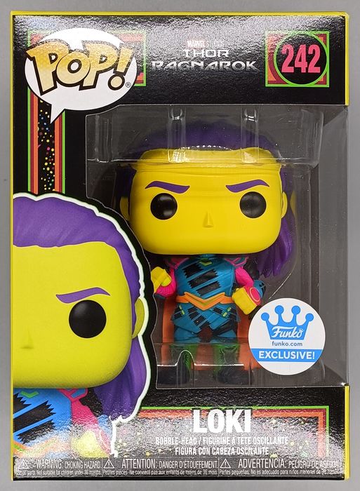 242 Loki Blacklight - Marvel Thor Ragnarok Funko POP