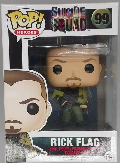 99 Rick Flag - DC Suicide Squad - Funko POP - Box Damaged
