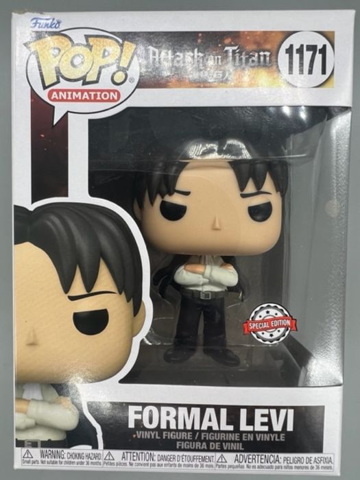 1171 Formal Levi - Attack on Titan - Box Damaged Funko POP