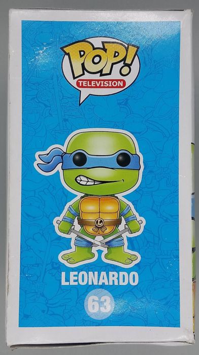 63 Leonardo - Teenage Mutant Ninja Turtles - Box Damaged Funko POP