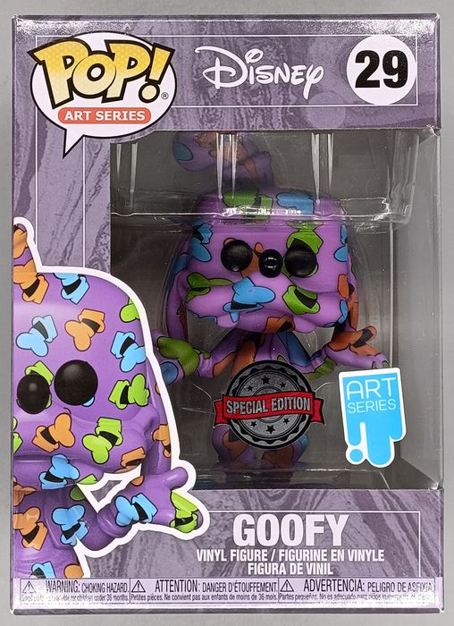 29 Goofy - Disney Art Series - NEW with Hard Stack Funko POP Funko