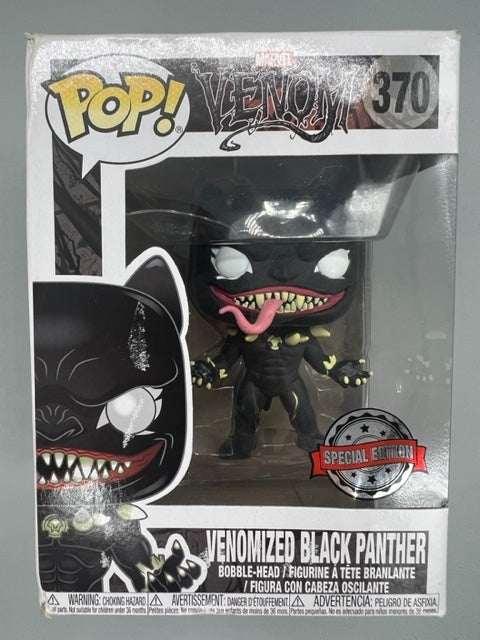 370 Venomized Black Panther Marvel Venom - Box Damaged Funko POP Funko