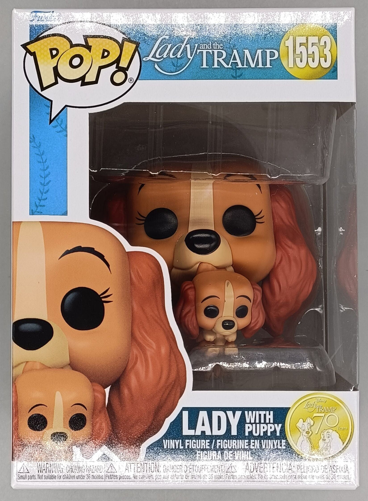 1553 Lady with Puppy - Disney Lady and the Tramp Funko POP - Brand New Funko