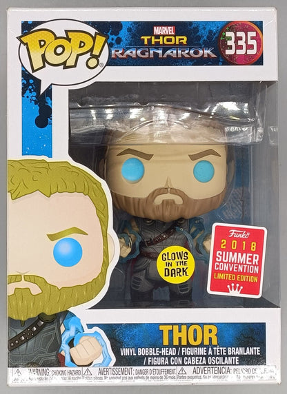 335 Thor (Odin Force) Glow - Marvel Thor Ragnarok Funko POP - Box Damaged