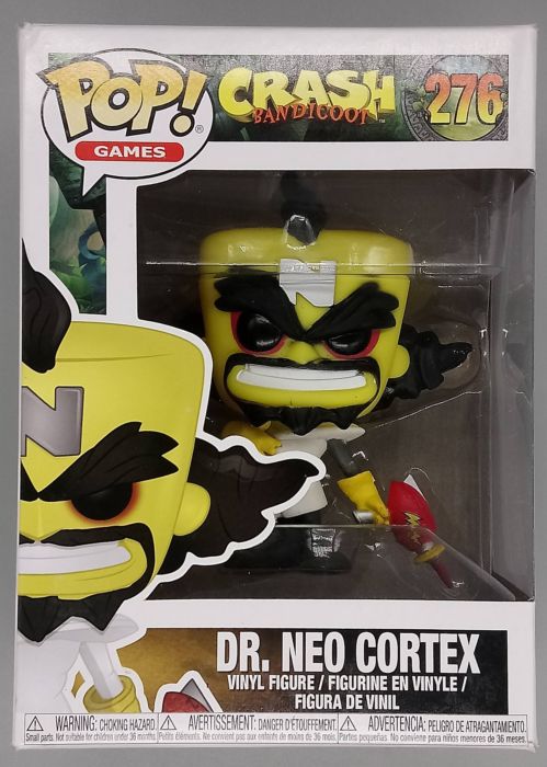 276 Dr. Neo Cortex - Crash Bandicoot - Funko POP - Box Damaged