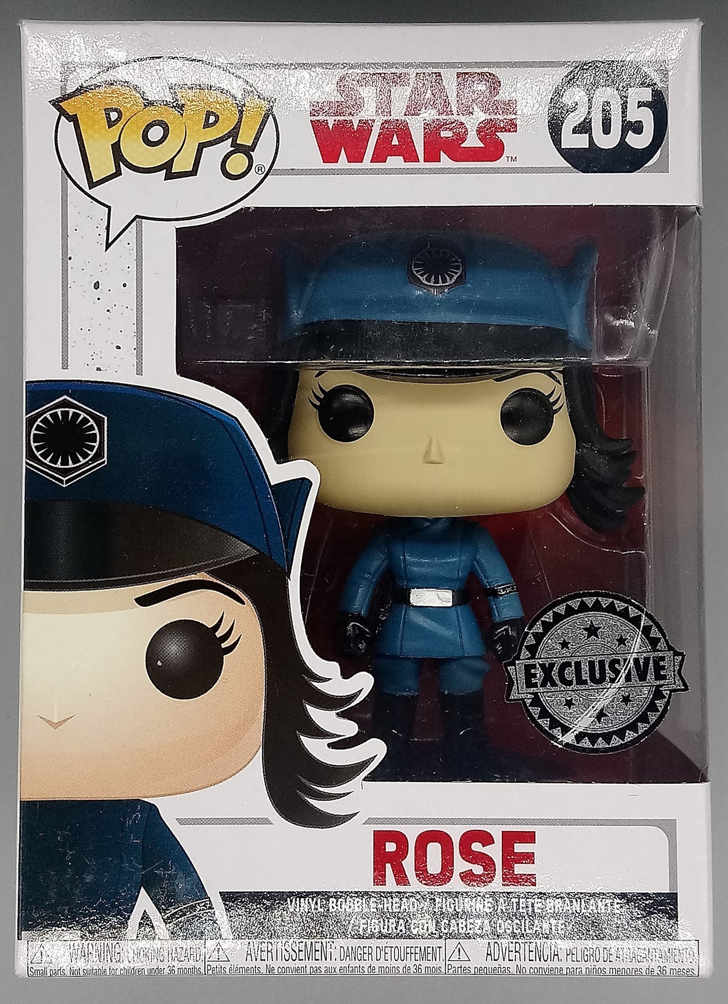 205 Rose (Disguise) - Star Wars The Last Jedi Funko POP - Brand New