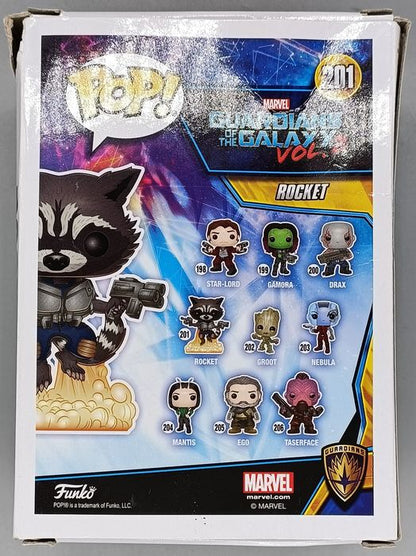 201 Rocket (Jet Pack) Marvel Guardians Galaxy Box Damaged Funko POP