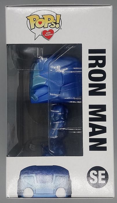 SE Iron Man (Make A Wish) Metallic - Marvel CA Civil War Funko POP