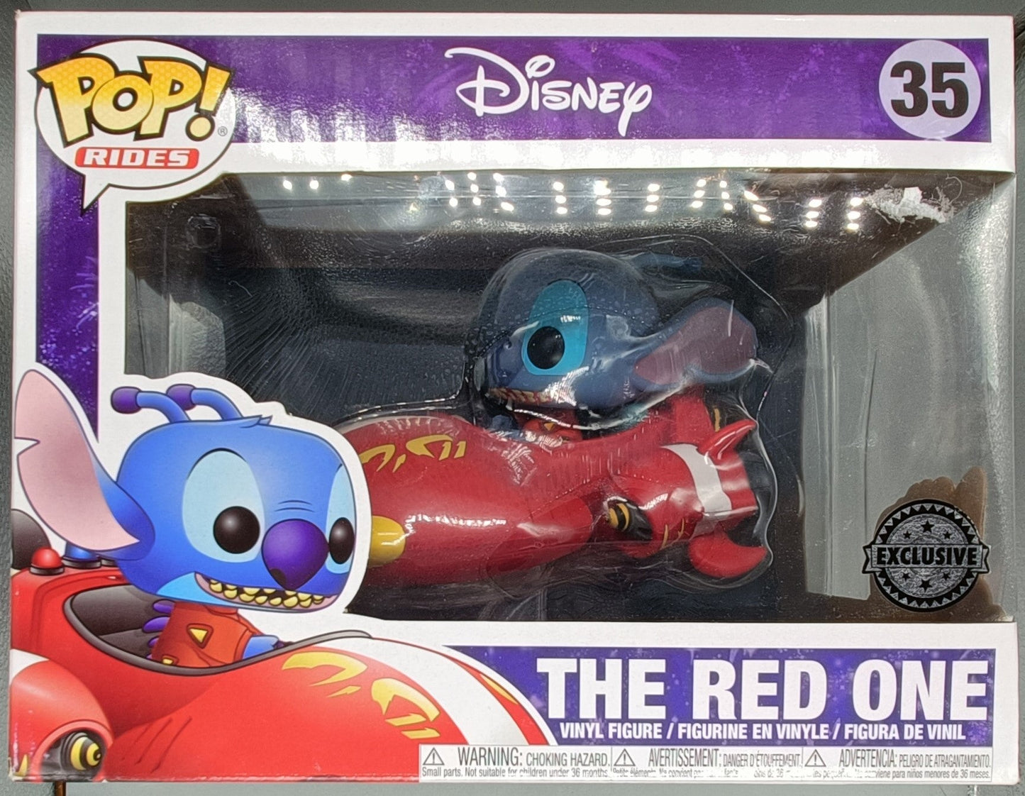 35 The Red One - Rides - Disney Lilo & Stitch - Box Damaged Funko POP