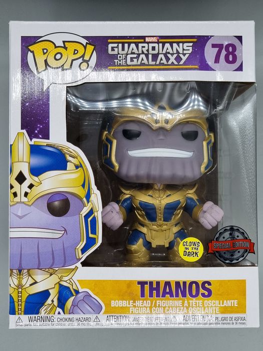 78 Thanos - 6 Inch - Glow - Marvel Guardians of the Galaxy - Box Damaged Funko POP Funko