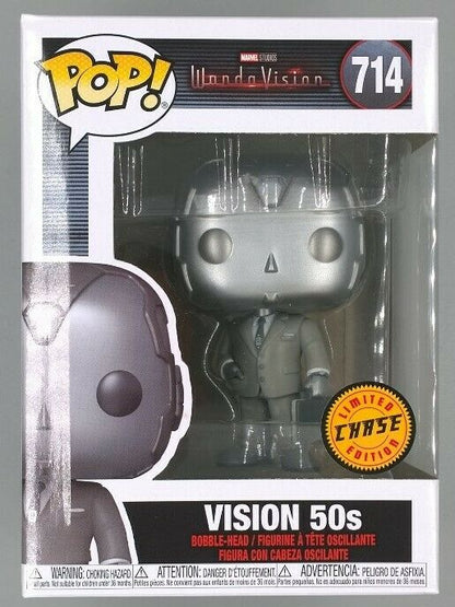 714 50s Vision - B&W Chase - Marvel Wandavision Funko POP